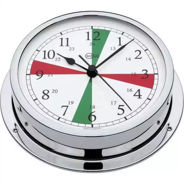 Montre avec zone silence chrome diamètre 130mm Montre avec zone silence chrome diamètre 130mm