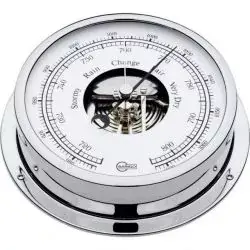 Baromètre chrome diamètre 130mm