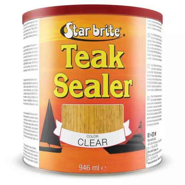 Tropical teak sealer clear 1L réduit l'entretien du teck Tropical teak sealer clear 1L réduit l'entretien du teck