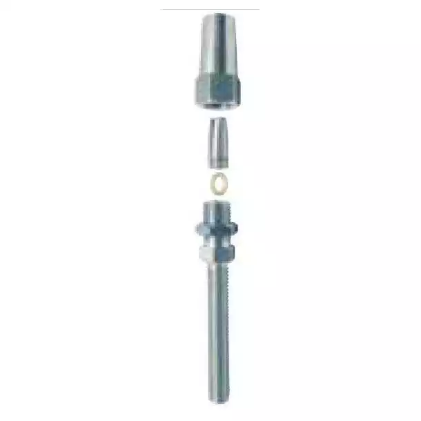 Terminaison filetée Inox A4 diamètre 4mm sertissage rapide