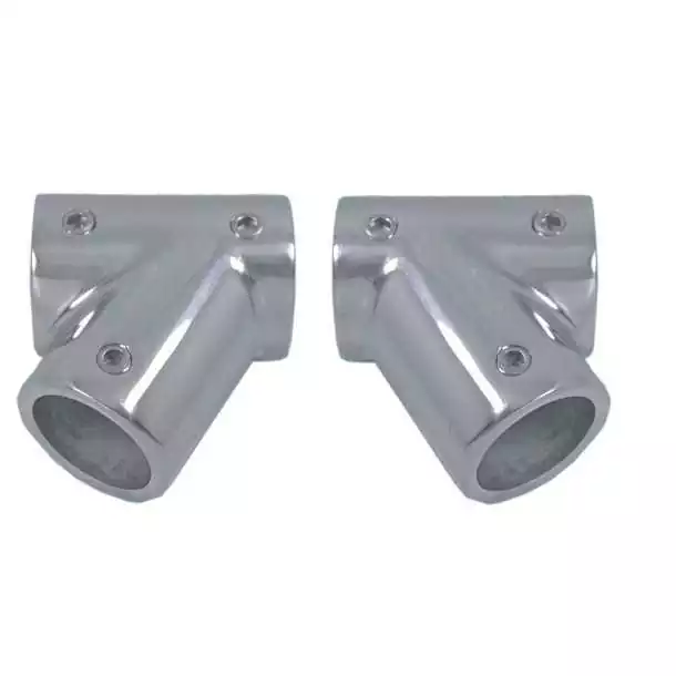 Té incliné 60° Inox A4 diamètre 25mm