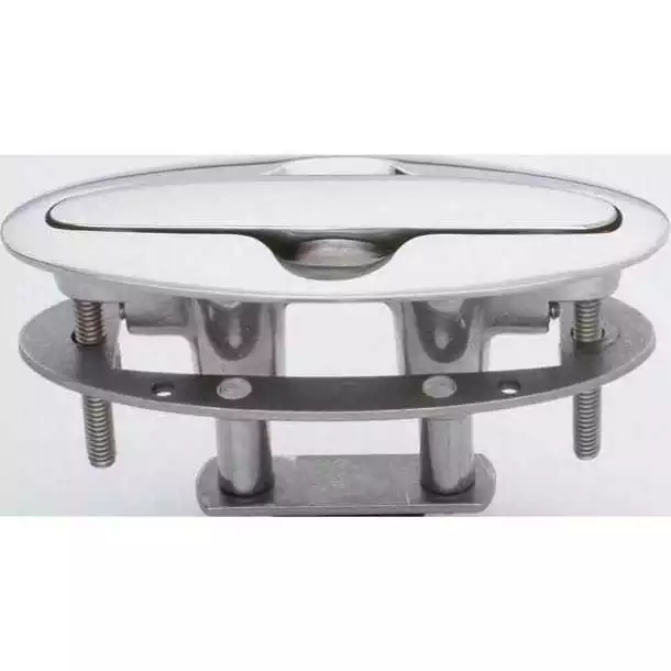 Taquet retractable 15cm inox fixation par le dessous