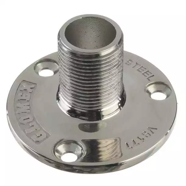 Support antenne de pont inox 40mm fileté 1''x14 V9177 Support antenne de pont inox 40mm fileté 1''x14 V9177