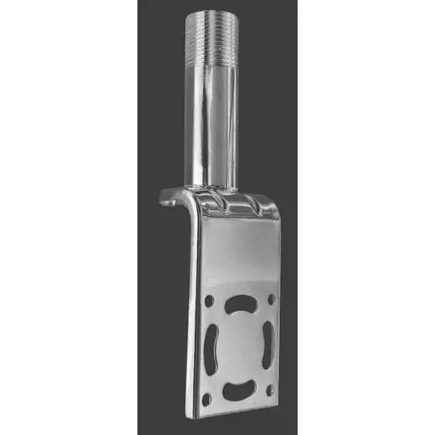Support antenne de mat en L inox filetage 1''x14 V9176 