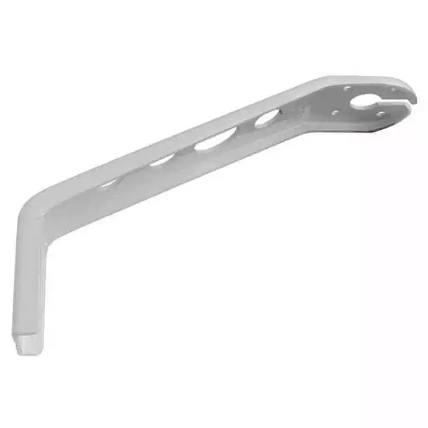 Support tête de mat support antenne aluminium blanc RA106