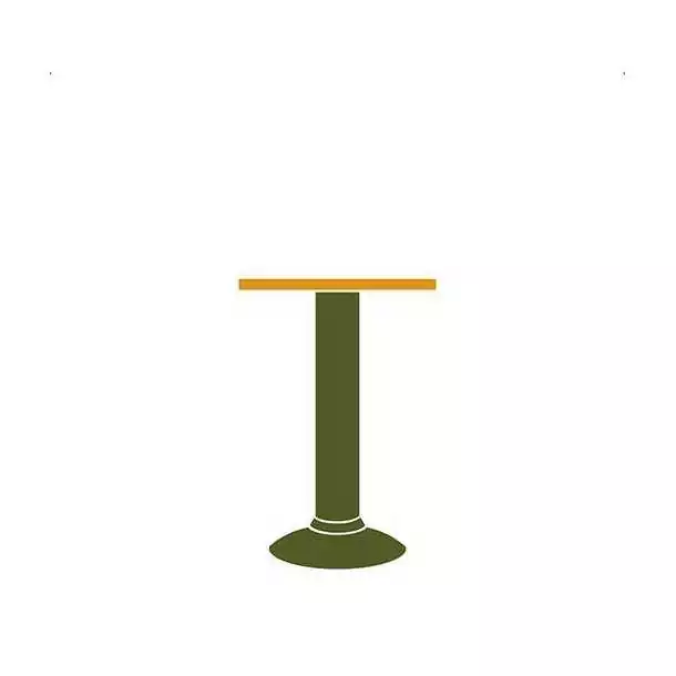 Support de table T-System fixe 290 x 320 x 12mm