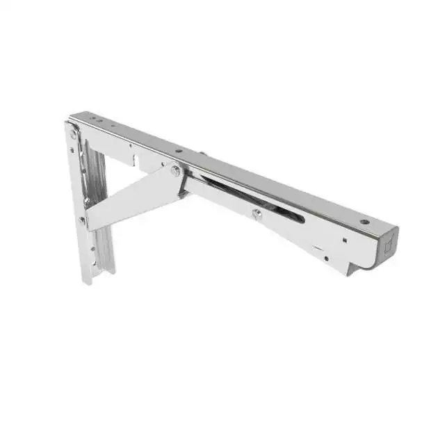 Support de table plaint inox escamotable