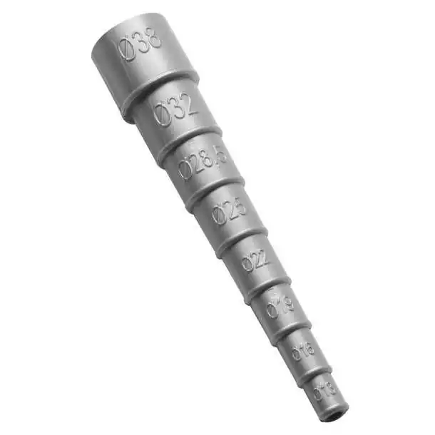 Flute de raccordement diamètre 13 à 38mm