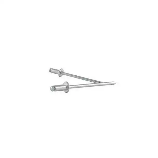 Rivet aveugle ouvert alu/acier TP 4,8 x 14mm Vendu par 100