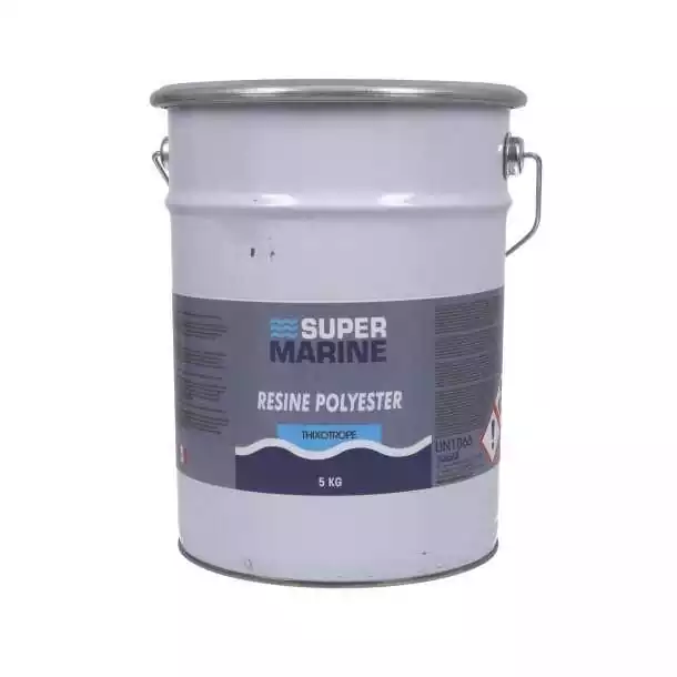 Résine polyester thixotrope sans catalyseur 25kg