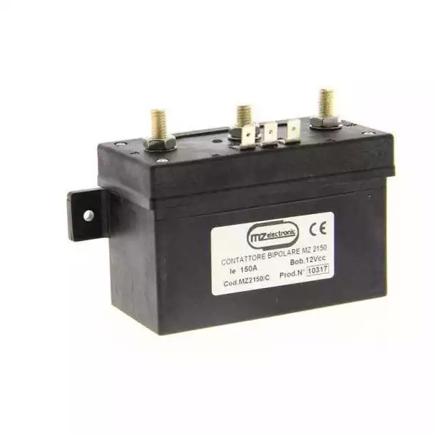 Relais bipolaire contacteur 1700W 150A 3 bornes 12V