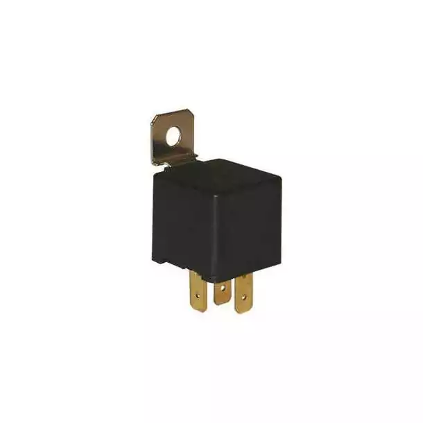 Mini relais inverseur 12V 30/40A 5 bornes avec patte