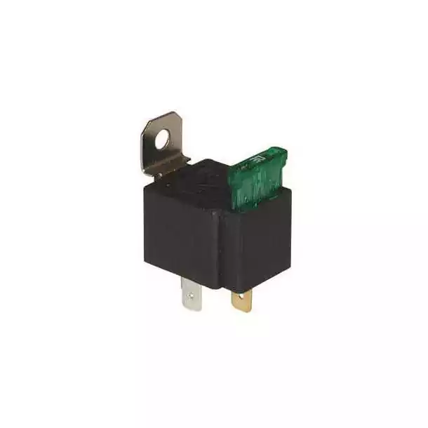 Mini relais avec fusible 12V 15A 4 bornes
