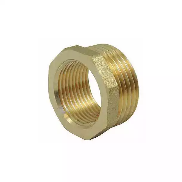 Réduction Laiton Male Femelle 3/8'' x 1/8'' Laiton entrée 10mm sortie 6mm