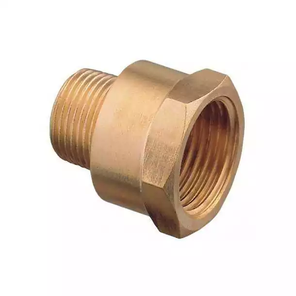 Réduction Laiton Femelle Male 3/8'' x 1/4'' Laiton entrée 10mm sortie 8mm