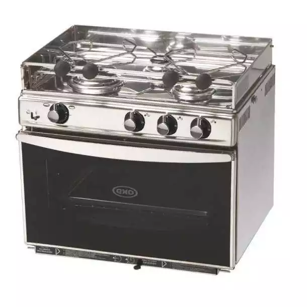 Réchaud four Grand Large 3 feux avec grill tout inox
