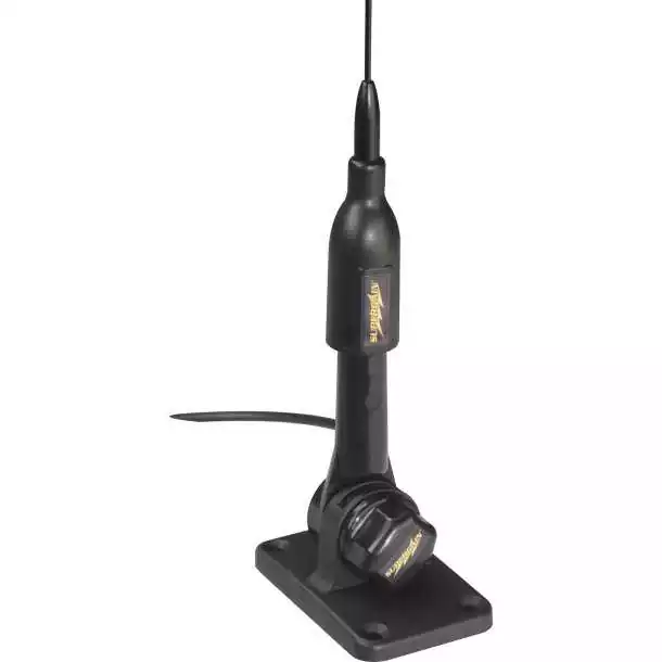 Antenne VHF Target 3db fouet noir câble 8m