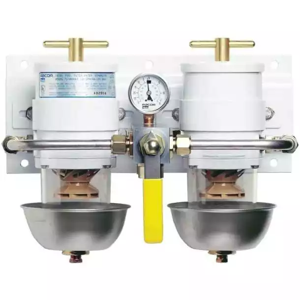 Préfiltre séparateur 500 Gasoil double pare-flamme permutable 454 L/H 30µ