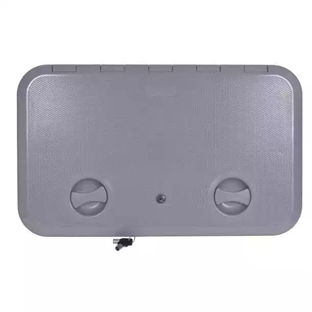 Porte d'equipet Europa 360x600mm avec serrure gris