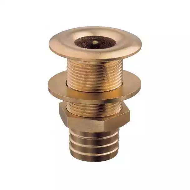 Passe-coque Laiton cannelé 2'' Diamètre 50mm Longueur 57mm