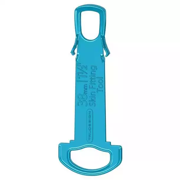 Outil pour installation de passe-coque 1''1/2 bleu diamètre 40mm