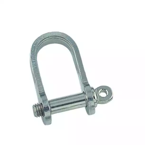 Manille plate type court A4 diamètre 4mm les 2