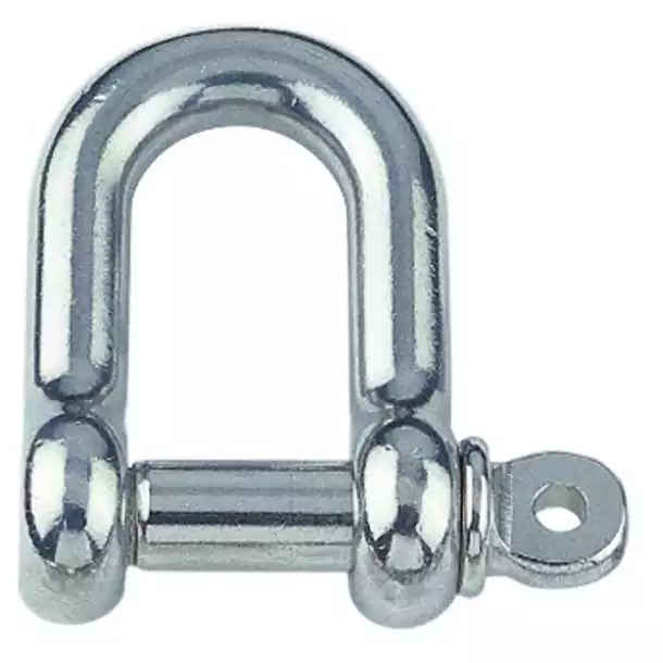 Manille droite type court inox A4 Diamètre 5mm