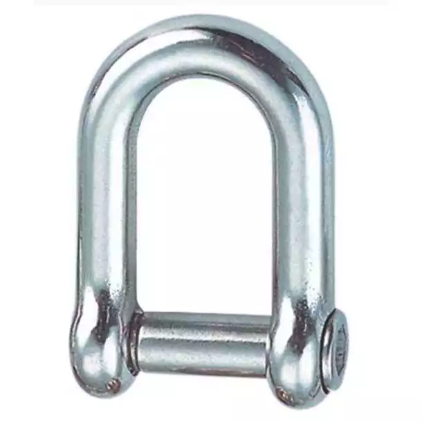 Manille droite à vis six pans creux diamètre 6mm