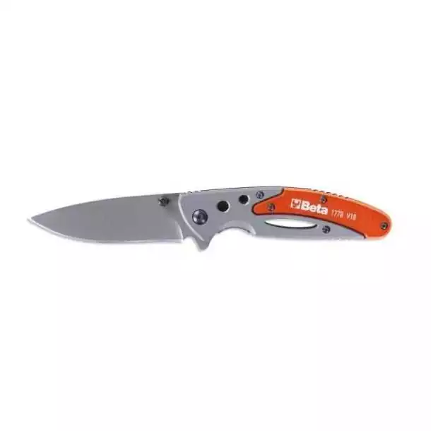 Couteaux à cran d'arrêt aluminium avec étui