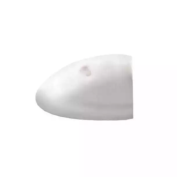 Embout plastique blanc pour liston Radial 40mm