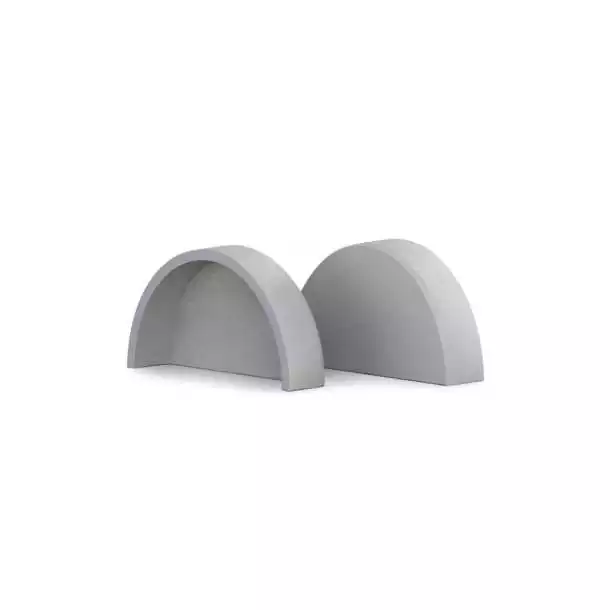 Embout PVC de finiton pour liston Bino 40