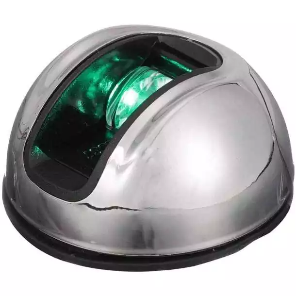 Feu de navigation vertical inox vert LightArmor