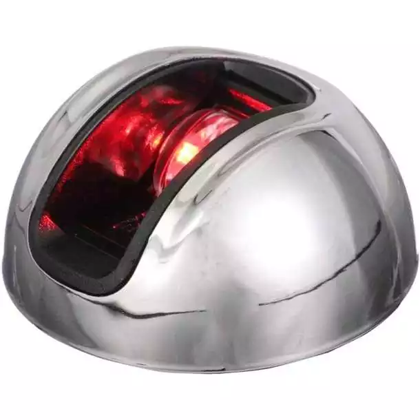 Feu de navigation vertical inox rouge LightArmor