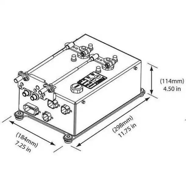 Kit commande électronique 12V 1 moteur hors bord embase poste de commande Multi et trim