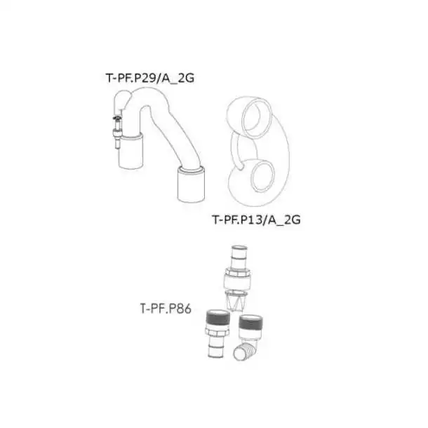 Kit complet de connexion pour wc Design et Flexi Line