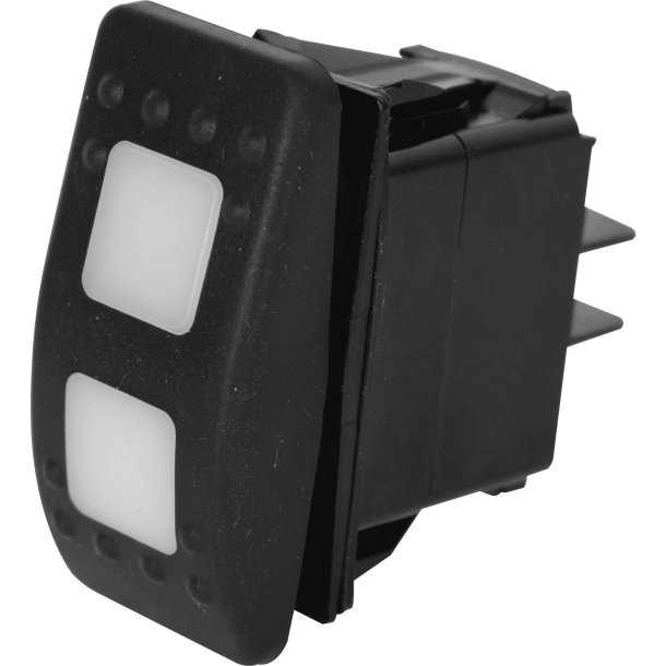 Interrupteur à bascule étanche LED - ON-OFF-ON 4 contacts