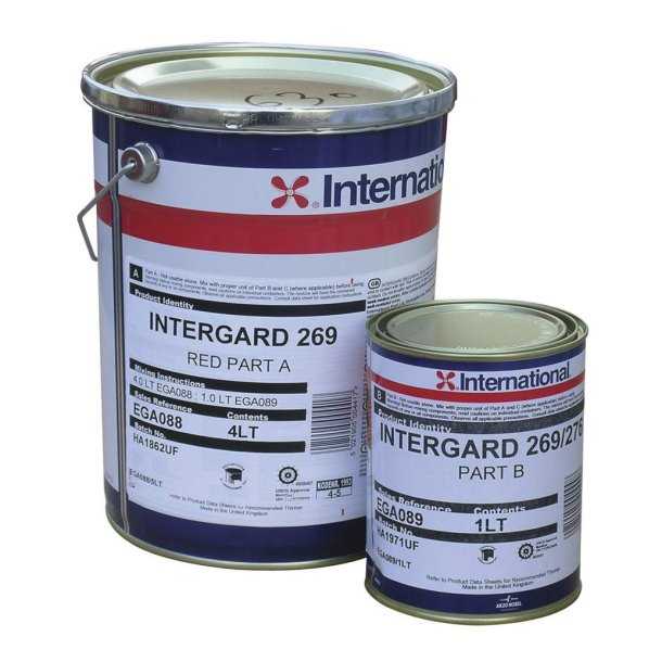 Intergard 269 rouge base 4L primaire époxy bi-composant pour acier