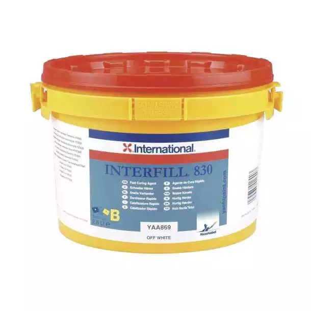 Interfill 830 durcisseur rapide 10L coque en acier aluminium et composite