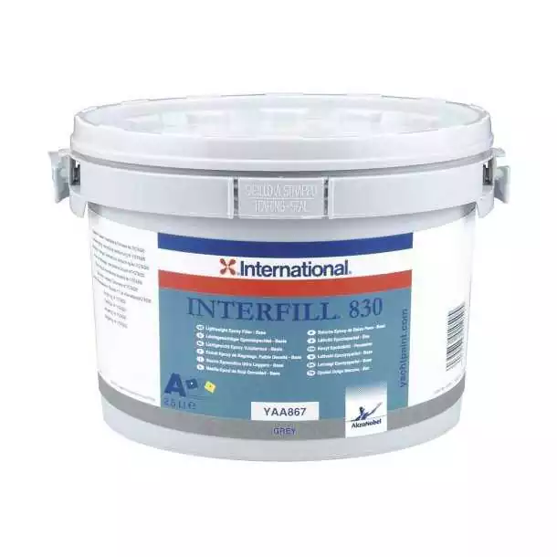 Interfill 830 base 10L coque en acier aluminium et composite
