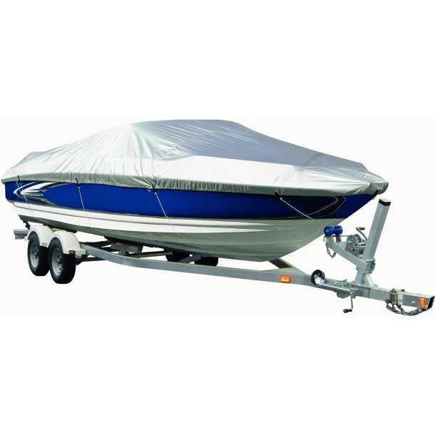 Housse bateau de 6,30 à 7,10m renforcée Largeur 380cm polyester 300D