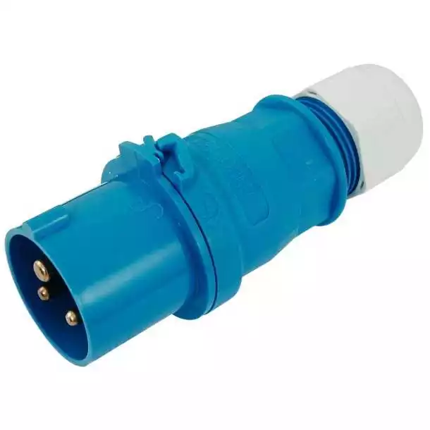 GT Multigrip fiche mâle 230V 16A 2 Pôles avec Terre IP44