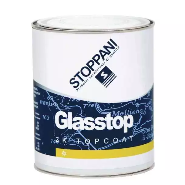 Glasstop blanc panna base 0,565L laque de finition bi composant
