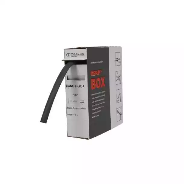 Gaine 4.8mm noir avant rétractation Dévidoir 8m