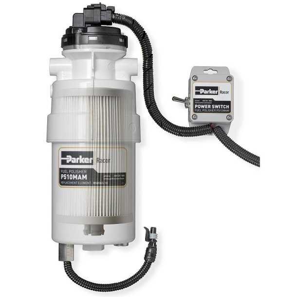 Fuel polisher P510MAM 12/24V permet de retirer l'eau d'un réservoir
