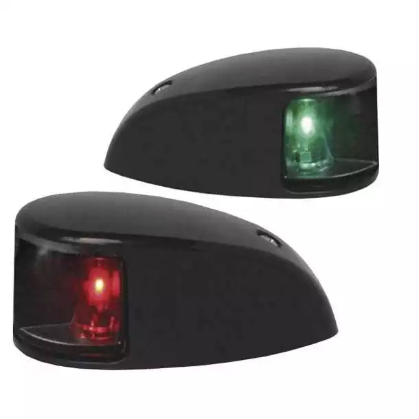 Feux de navigation 112,5° rouge et vert 2mn noir NaviLED DeckMount