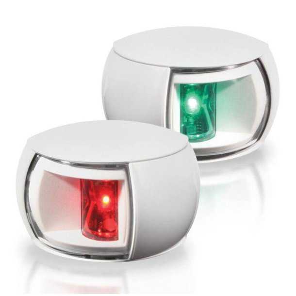Feux de navigation 112,5° rouge et vert 2mn blanc lentille transparente NaviLED 