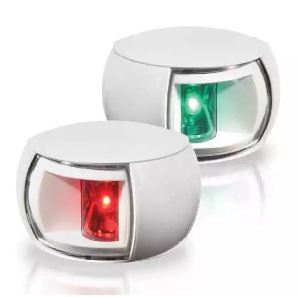 Feux de navigation 112,5° rouge et vert 2mn blanc lentille transparente NaviLED 