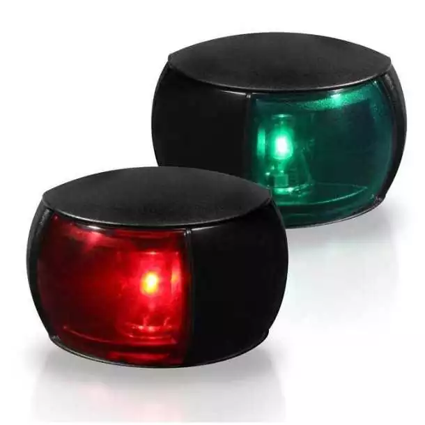 Feux de navigation 112,5° rouge et vert 2mn noir NaviLED 