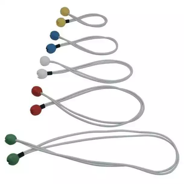 Ferlette à boule diamètre 4mm 50cm blanche les 3