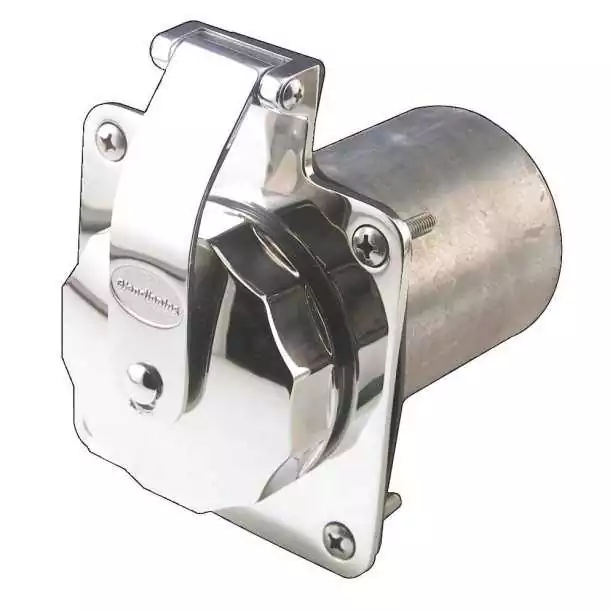 Ecubier inox pour enrouleur CRMA câble de quai
